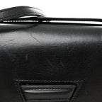 Calfskin Small Barcelona Shoulder Bag Black