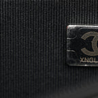 Caviar Quilted Chanel 19 Wallet On Chain WOC Black White