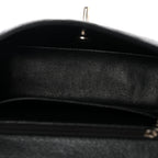 Caviar Quilted Mini Square Flap Black