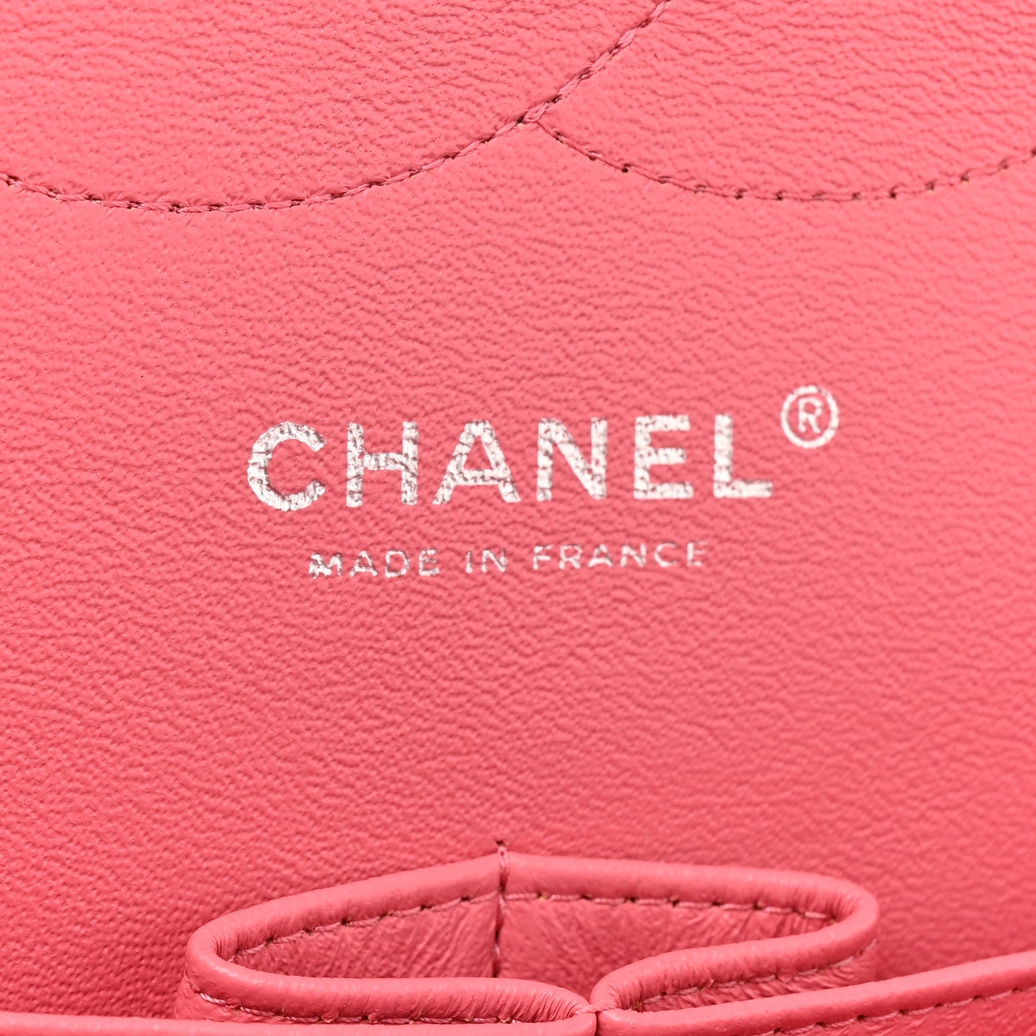 Lambskin Quilted Jumbo Double Flap Pink
