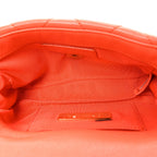 Goatskin Quilted Chanel 19 Waist Bag Orange