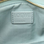 Grained Calfskin Small Puzzle Bag Aquamarine