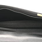 Caviar Quilted CC Turnlock Charm Wallet On Chain WOC Black