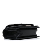 Orylag Rabbit Fur Calfskin Small Boy Flap Black
