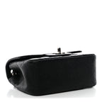 Caviar Quilted Mini Square Flap Black